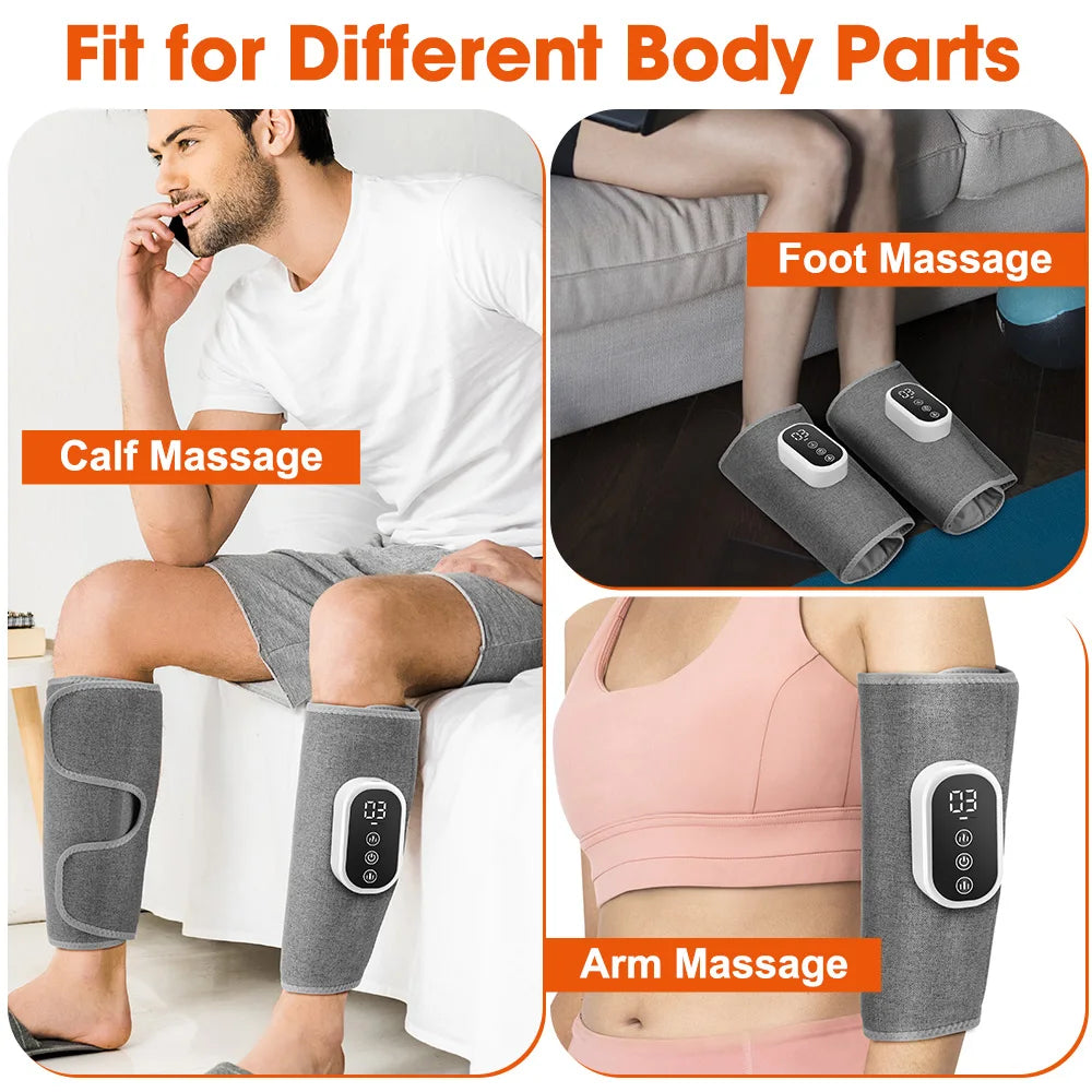 PASTSKY 360 Degree Air Pressure Calf Massager With Heating And 3 Modes