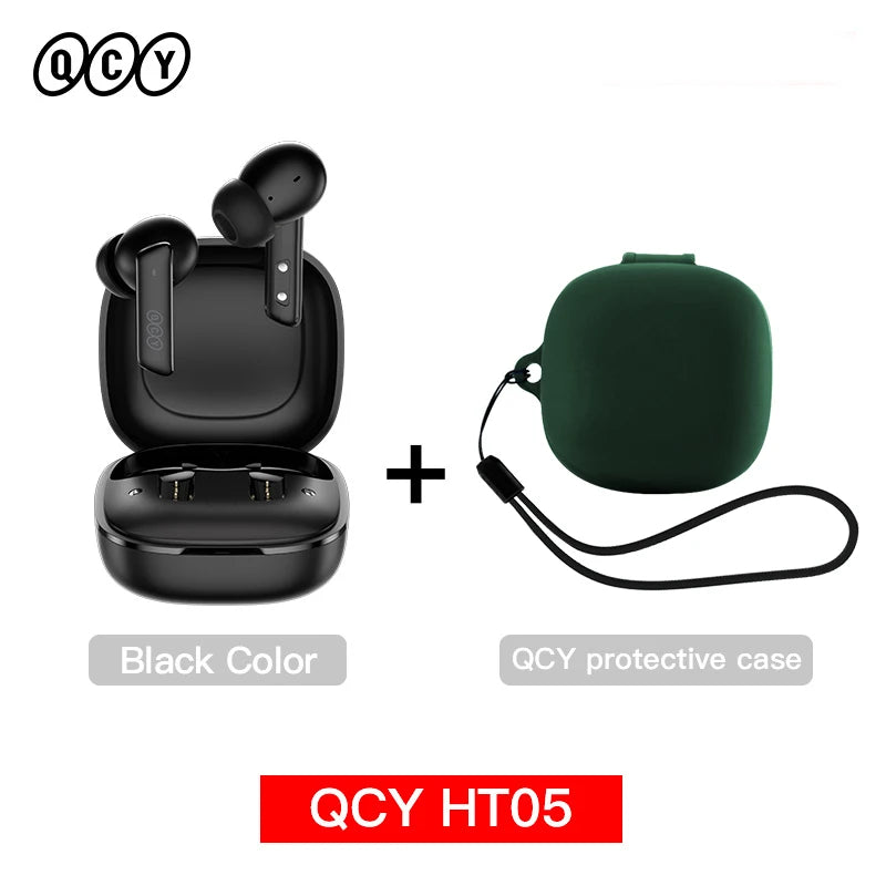 QCY HT05 ANC Wireless Earphones With 40dB Noise Cancellation