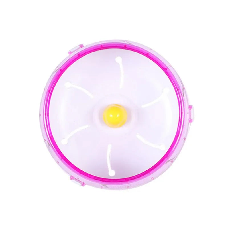 Pet Hamster Running Wheel Toy Plastic Silent Exercise Wheel