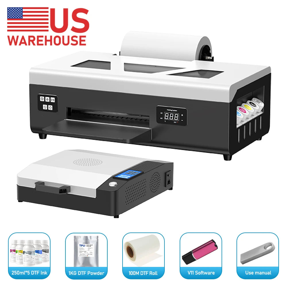 A4 DTF Printer For Epson L805 DTF Printer Direct Printing Transfer For Clothing Fabric T-shirt jean bag printing machine A4 DTF