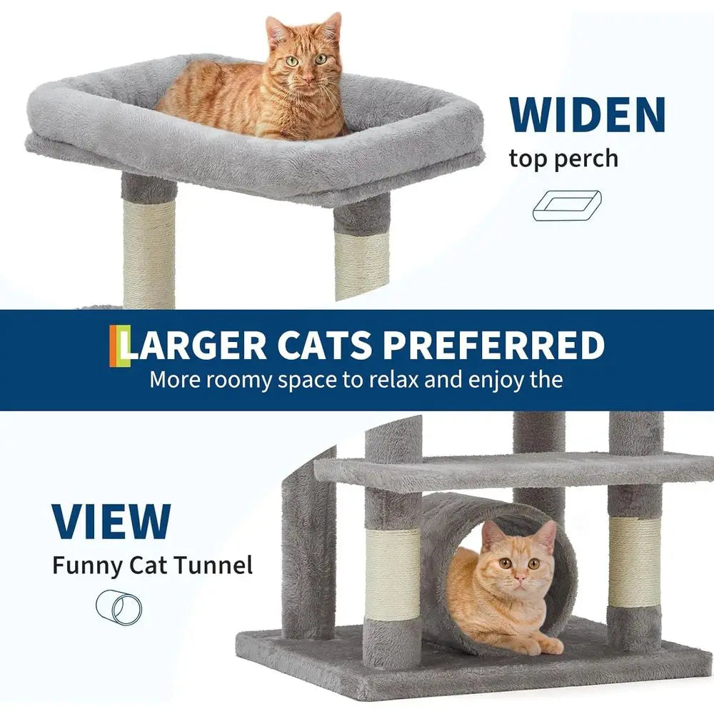 Cat Tree Tower With Scratching Posts Condo Perches Multi Level