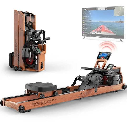 YTYIN Water Rowing Machine For Home With 400 Lbs Capacity