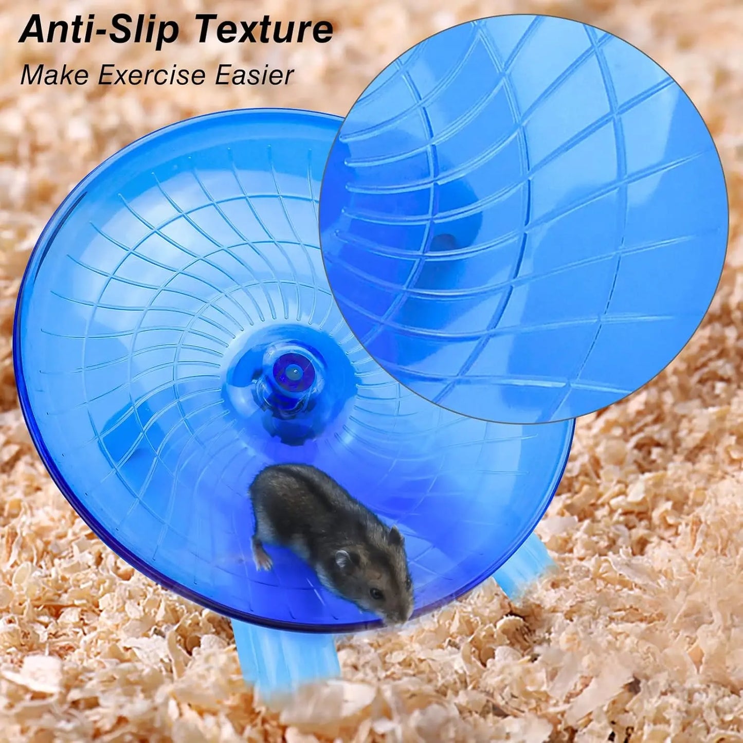 Ultra Quiet Hamster Exercise Wheel With Skateboard Bearings