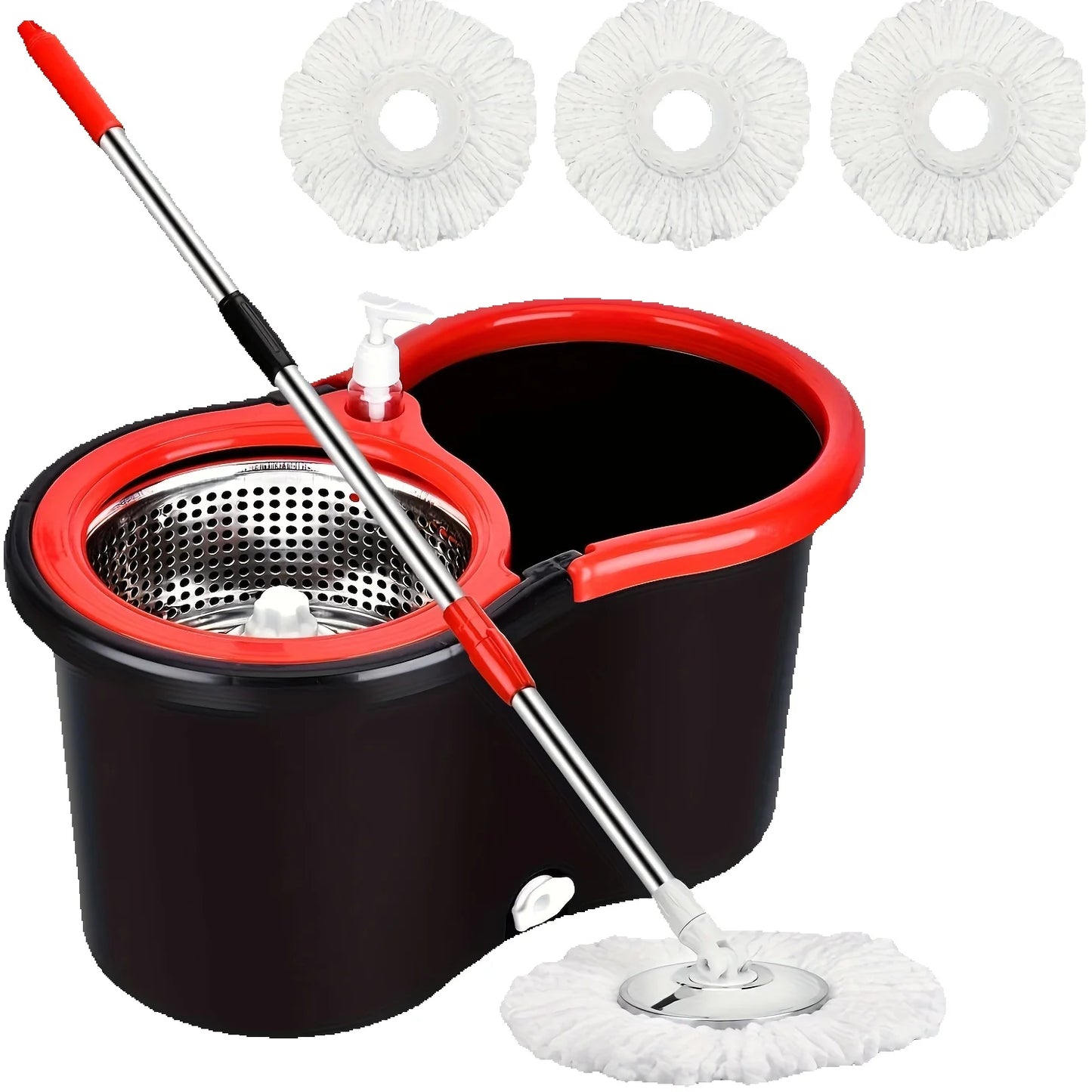 SHFY Heavy Duty Spin Mop and Bucket System 360 Rotation