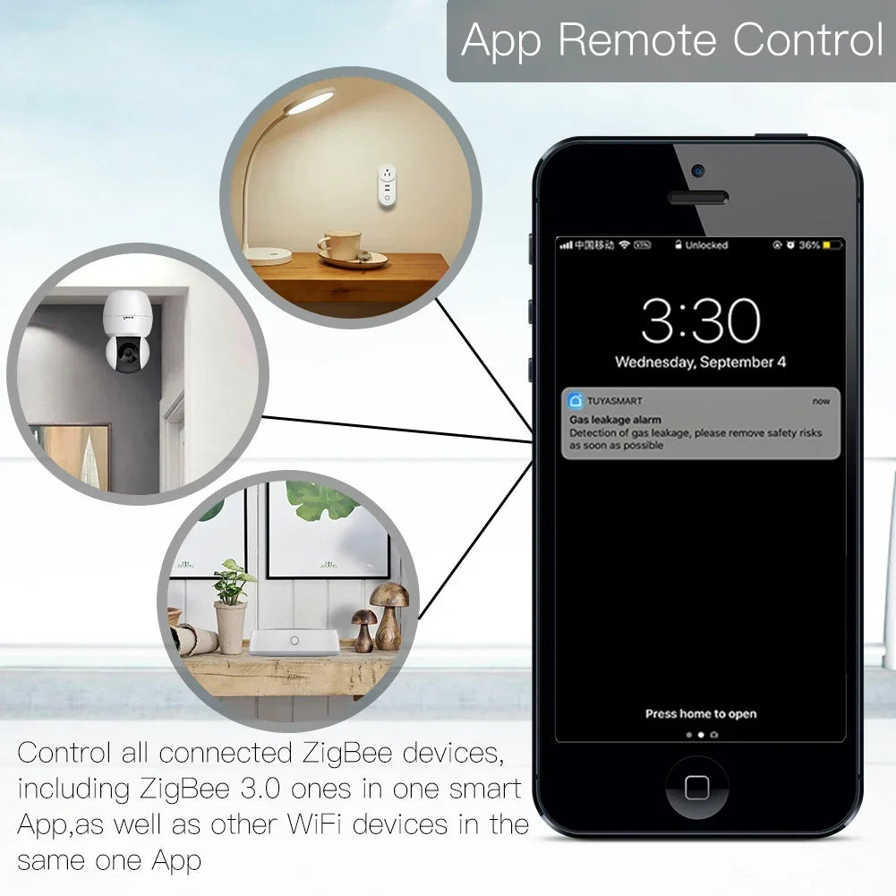MOES ZigBee 3.0 Smart Gateway Hub Tuya Compatible With Alexa