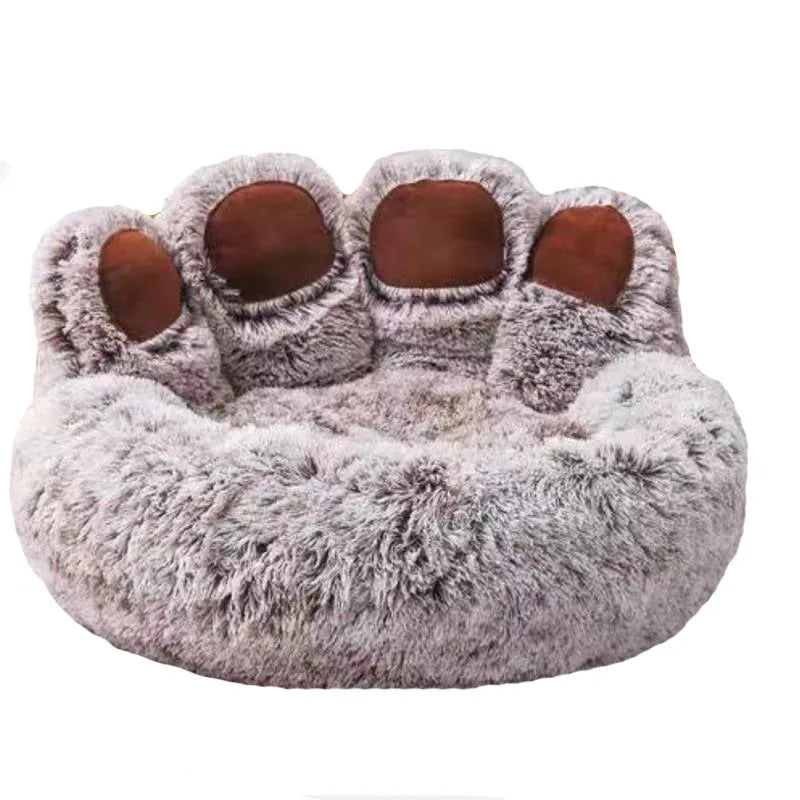 BeiYu Pet Fluffy Winter Dog Bed for Pets and Puppies