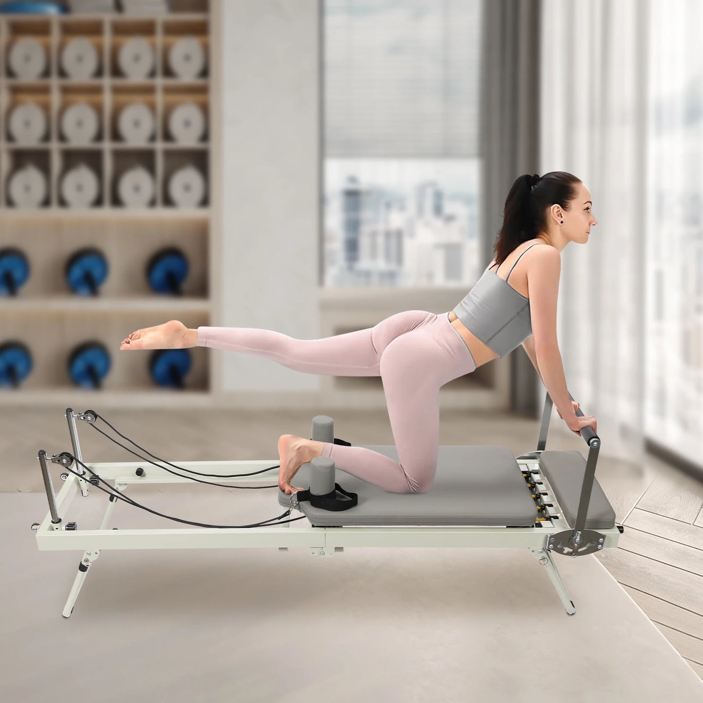 Pilates Rollaway Bed Performer Machine Fitness Equipment