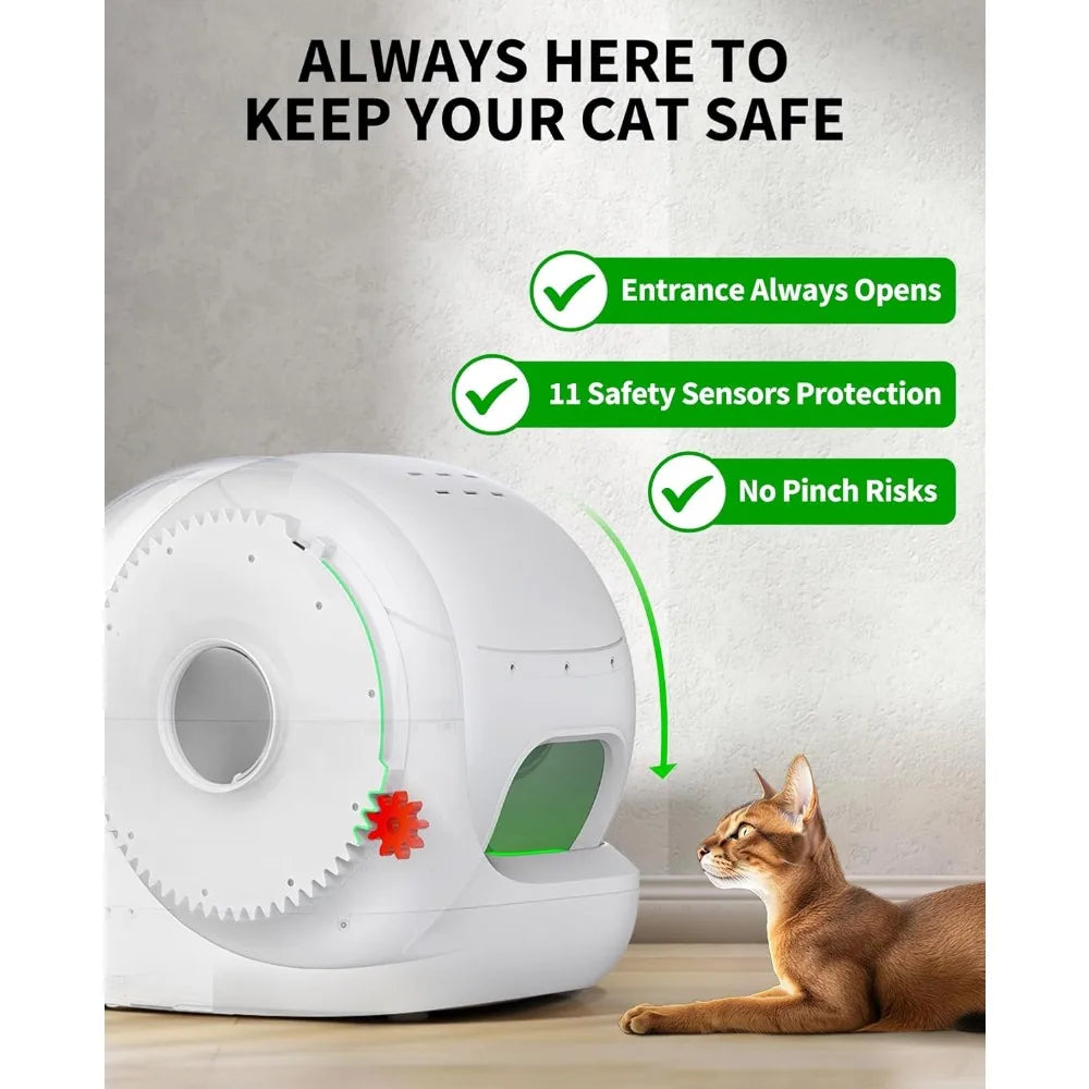 PuraMax 2 Automatic Self Cleaning Cat Litter Box With App Control