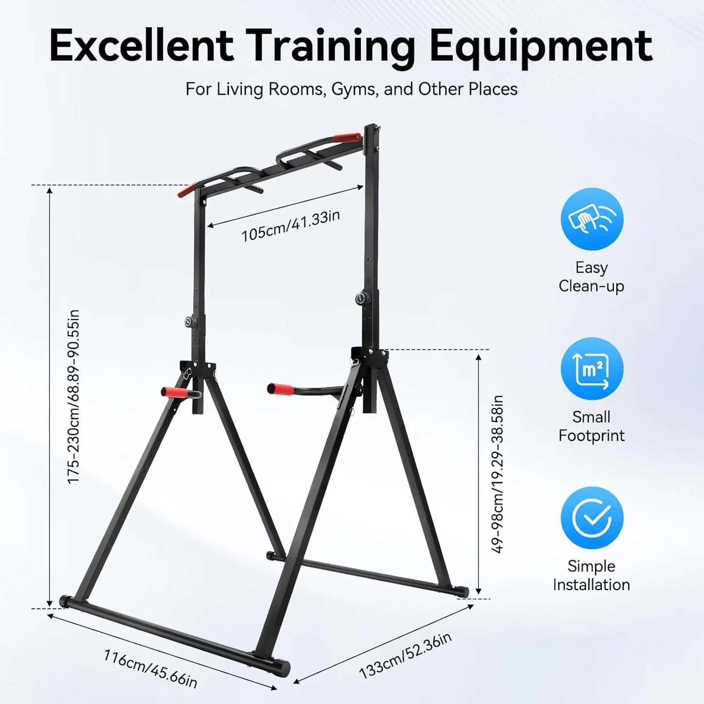 Pull Up Bar Dip Bar Power Tower For Home Gym Free Standing