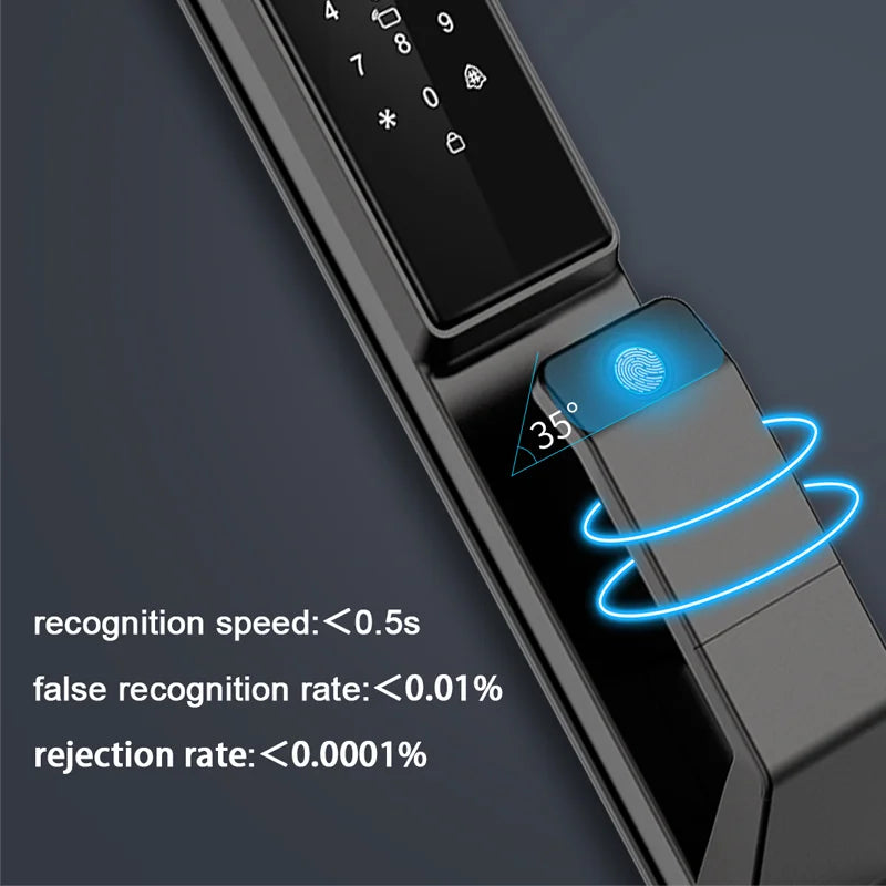 YKESDL Waterproof Outdoor Smart Lock With Camera AluminiumAlloy WiFi Alexa