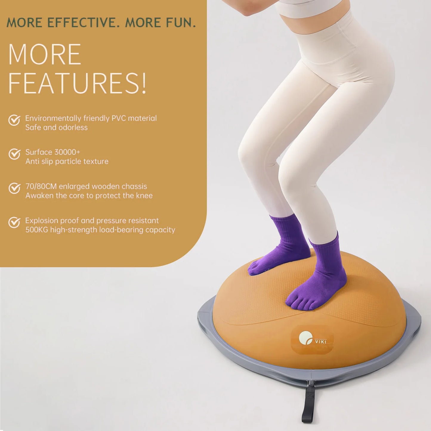 Balancing Ball And Half Ball Balance Trainer For Core Training