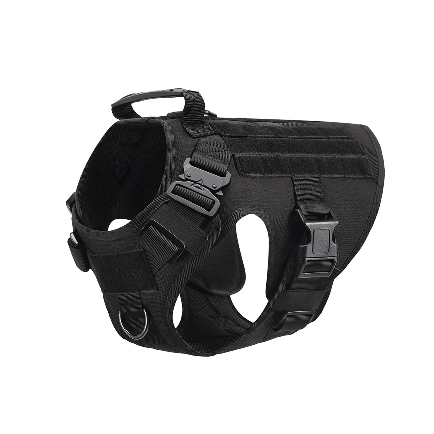 Tactical Dog Harness Vest With Molle Pouches For German Shepherd Training