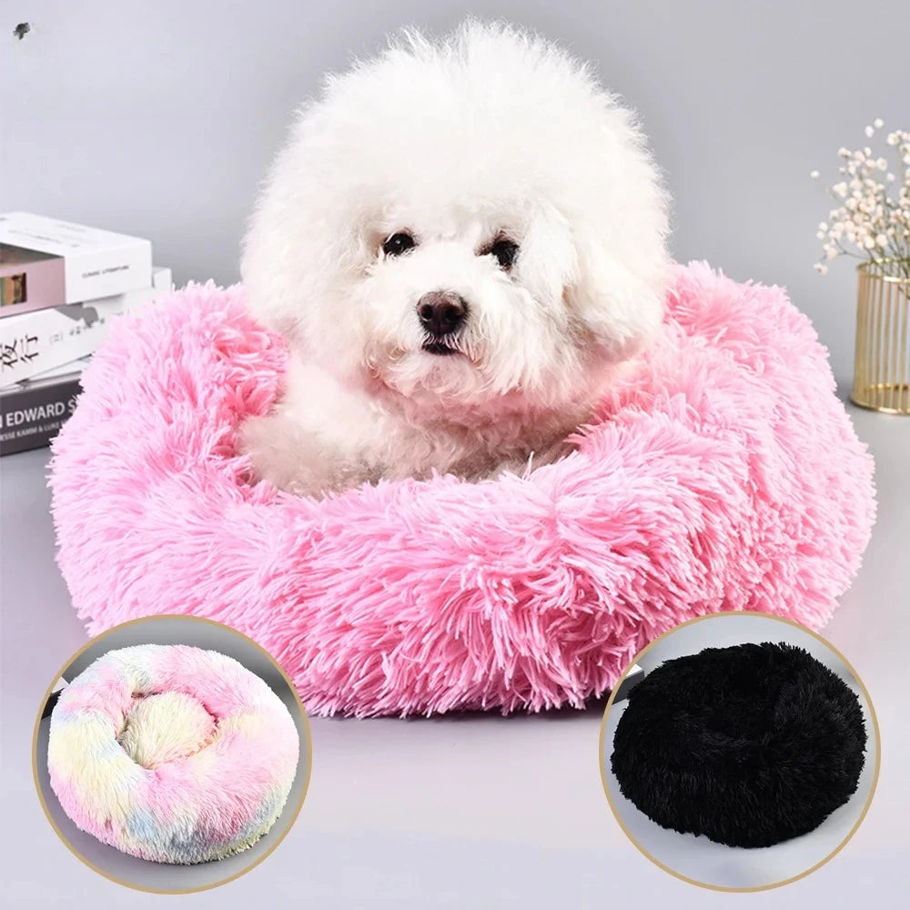 Premium Ultra Soft Round Pet Bed For Dogs And Cats