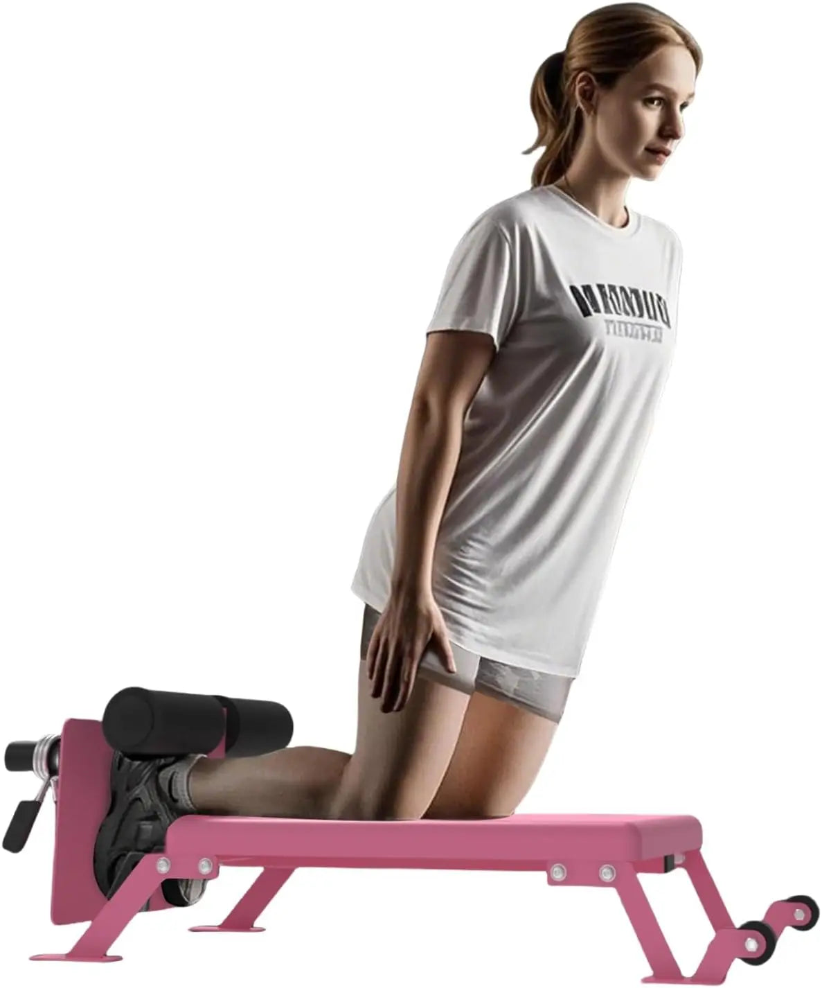 Nordic Hamstring Curl Machine With Height Adjustable Bench Home Gym