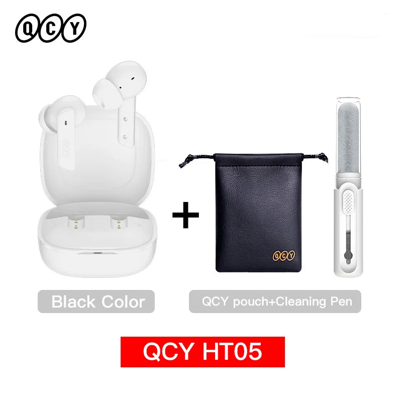 QCY HT05 ANC Wireless Earphones With 40dB Noise Cancellation