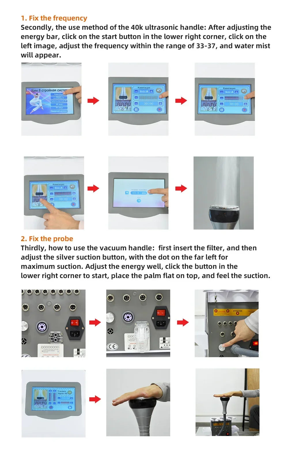 Moonic Beauty 6 In 1 Ultrasonic Cavitation Body Slimming Machine
