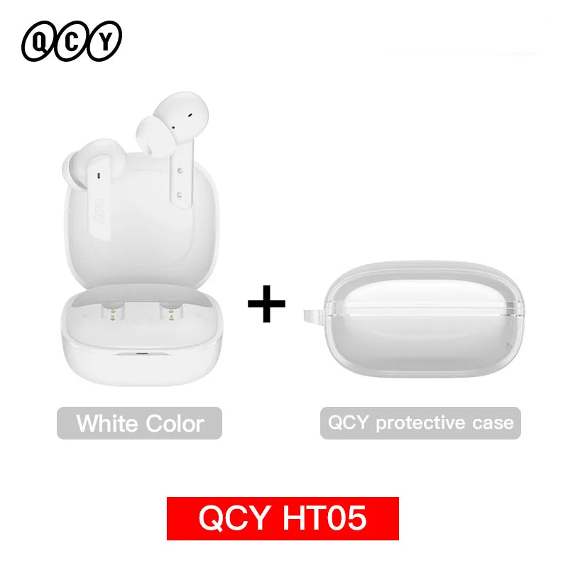 QCY HT05 ANC Wireless Earphones With 40dB Noise Cancellation