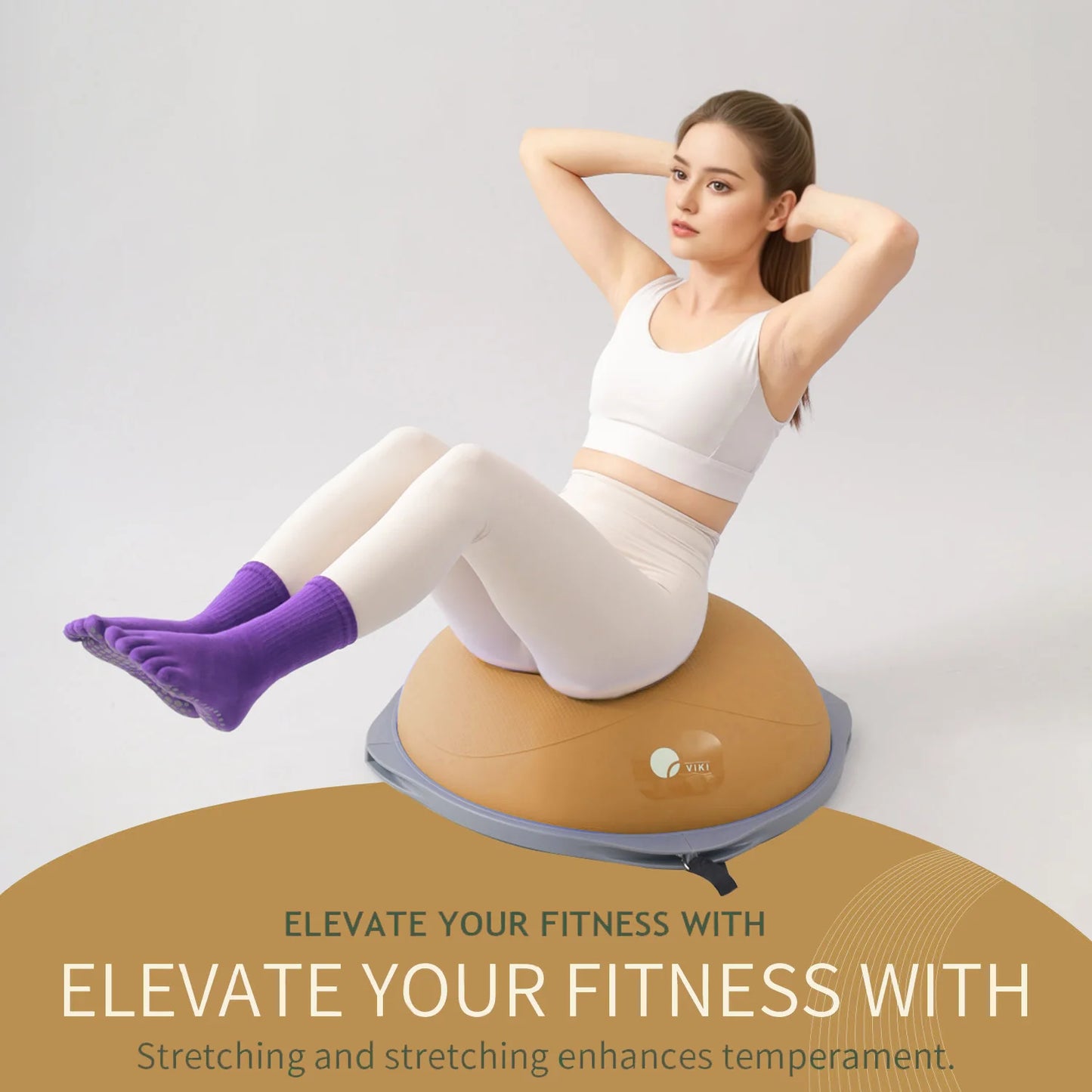 Balancing Ball And Half Ball Balance Trainer For Core Training