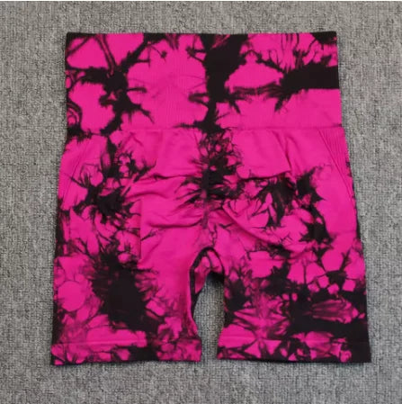 Women Yoga Shorts High Elastic Gym Shorts Push Up Sports Running