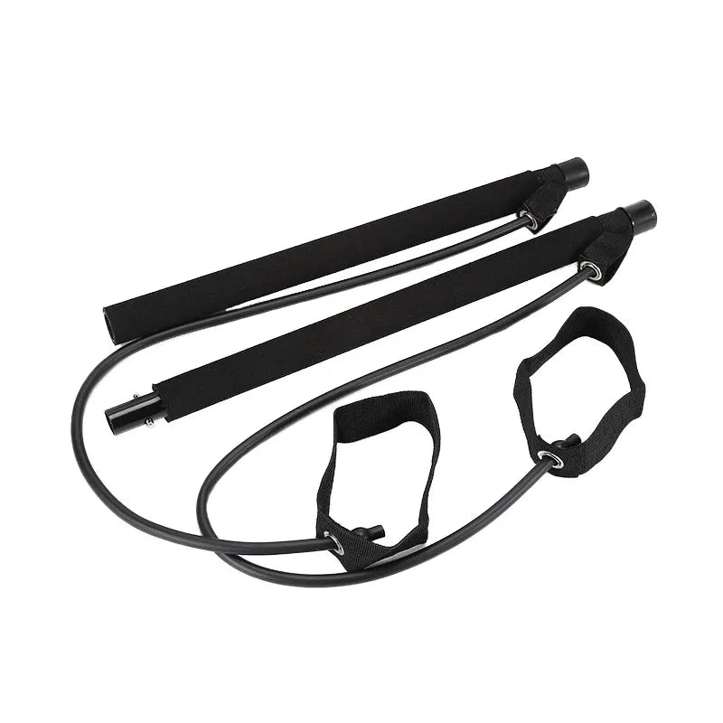 None Multifunctional Pilates Bar With Resistance Bands
