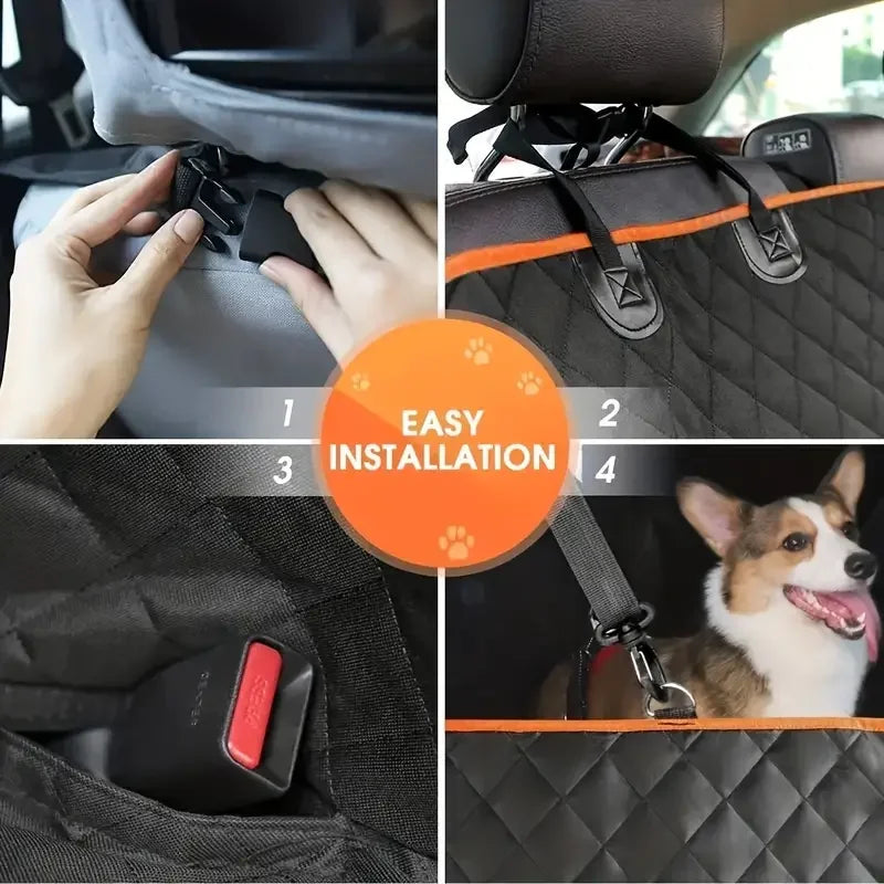 Dog Car Seat Cover Waterproof Nonslip Hammock For Cars