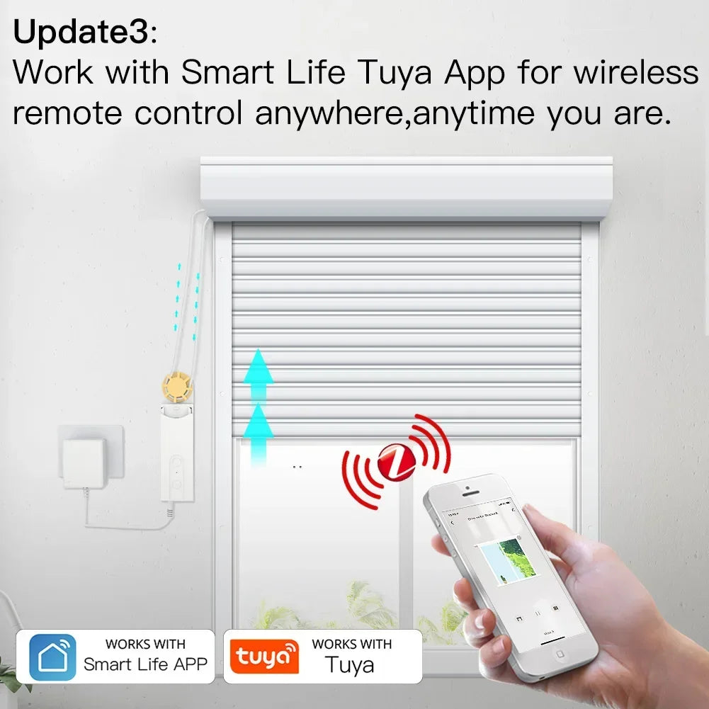 MOES ZigBee Motorized Roller Blinds Drive Hub Tuya Smart Life