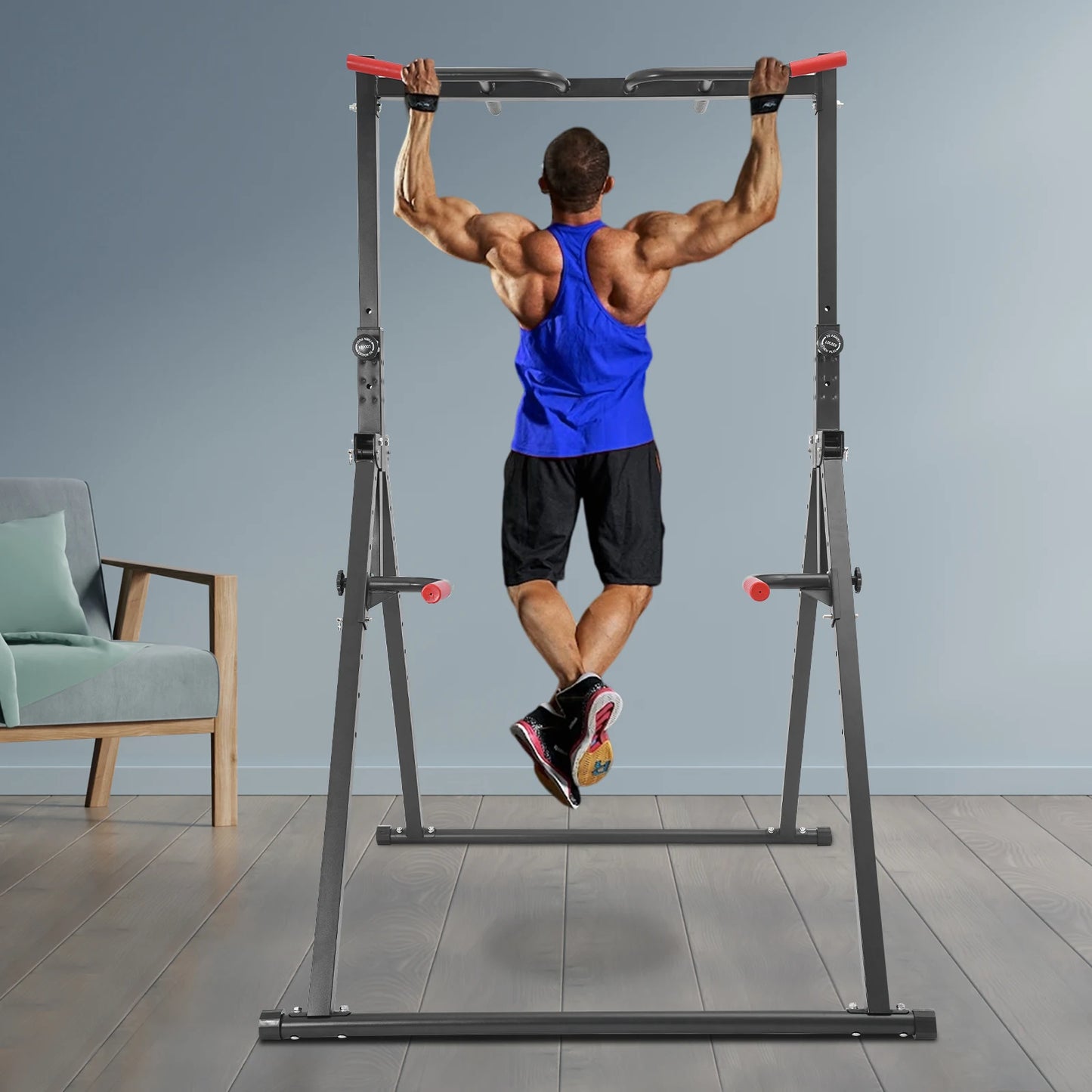 Pull Up Bar Dip Bar Power Tower For Home Gym Free Standing