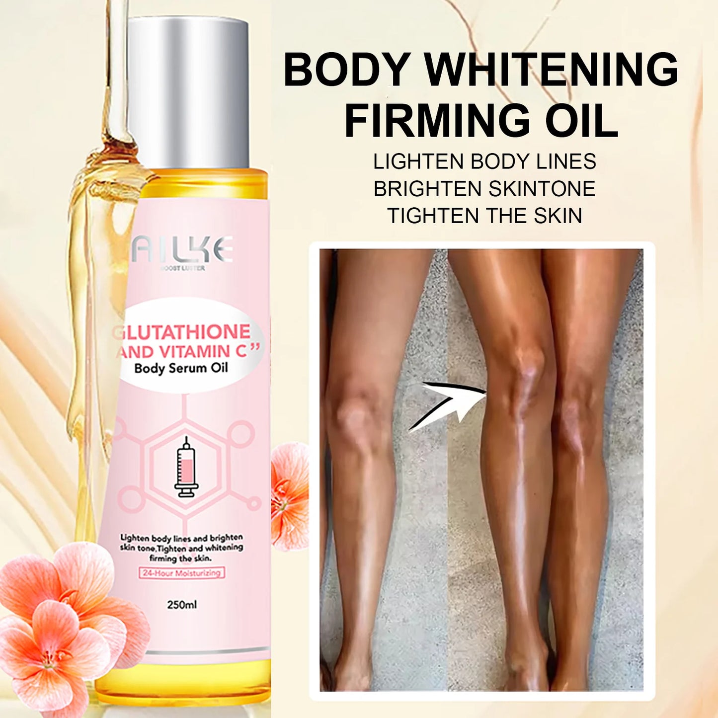 AILKE Vitamin C Moisturizing Whitening Massage Oil For All Skin