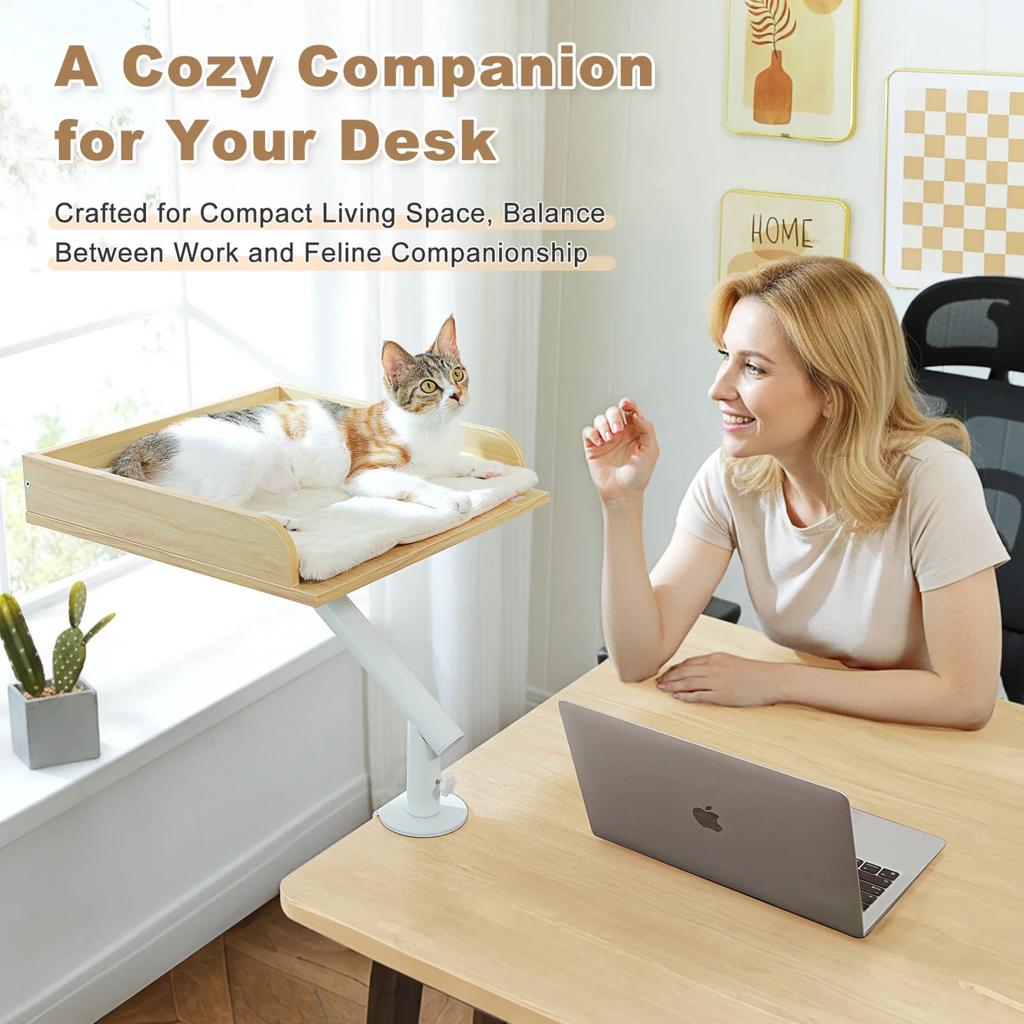 PAWZ Road Cat Desk Bed 360 Rotatable Hammock Stand