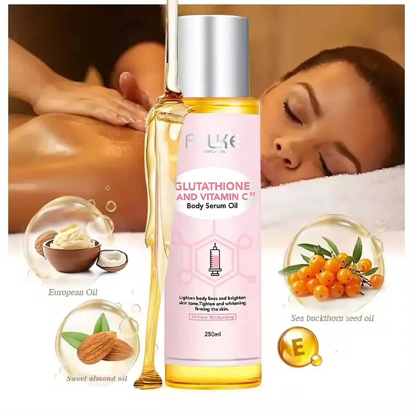 AILKE Vitamin C Moisturizing Whitening Massage Oil For All Skin
