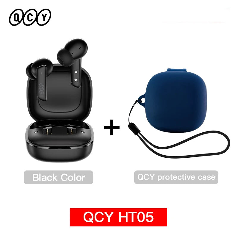 QCY HT05 ANC Wireless Earphones With 40dB Noise Cancellation
