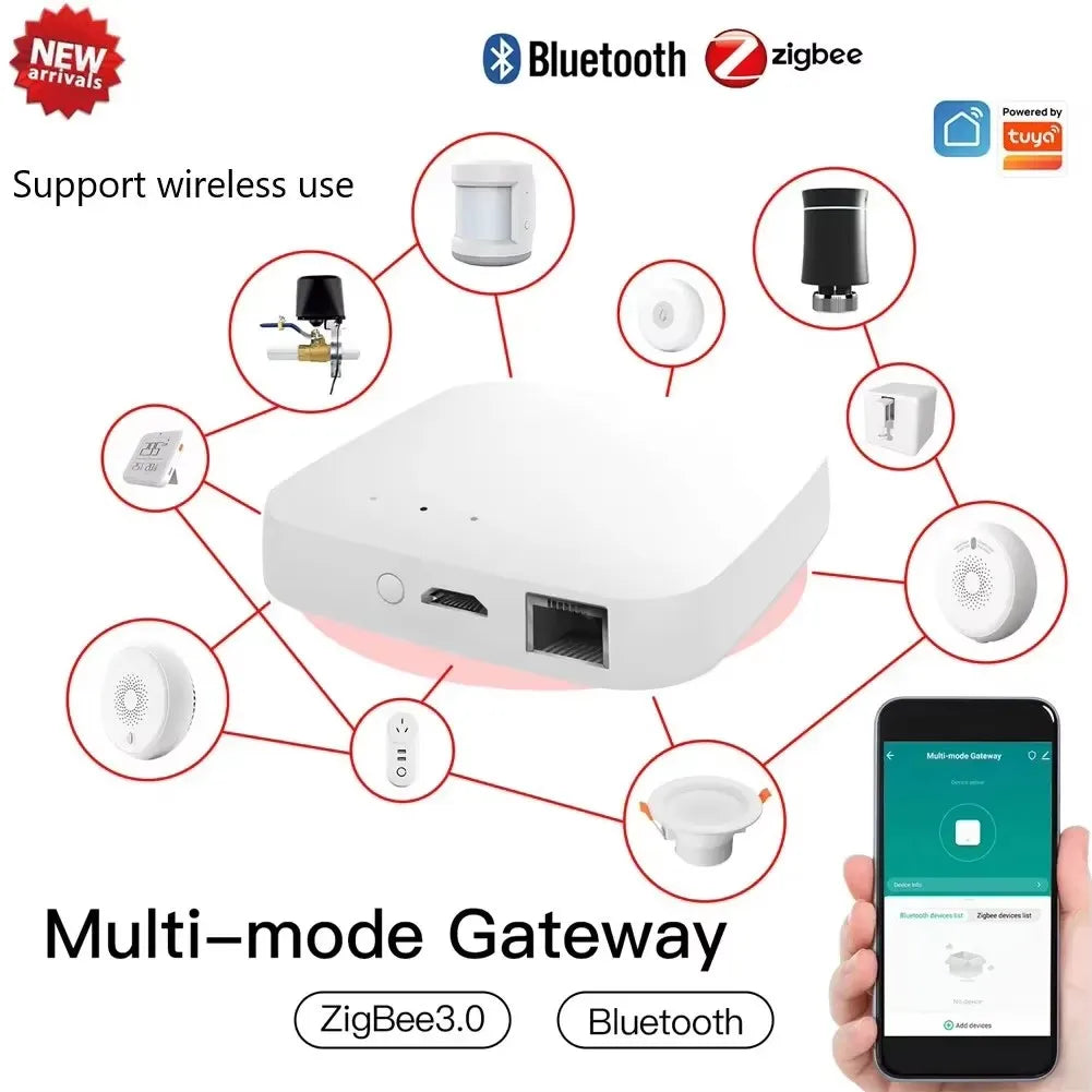 MOES ZigBee 3.0 Smart Gateway Hub Tuya Compatible With Alexa