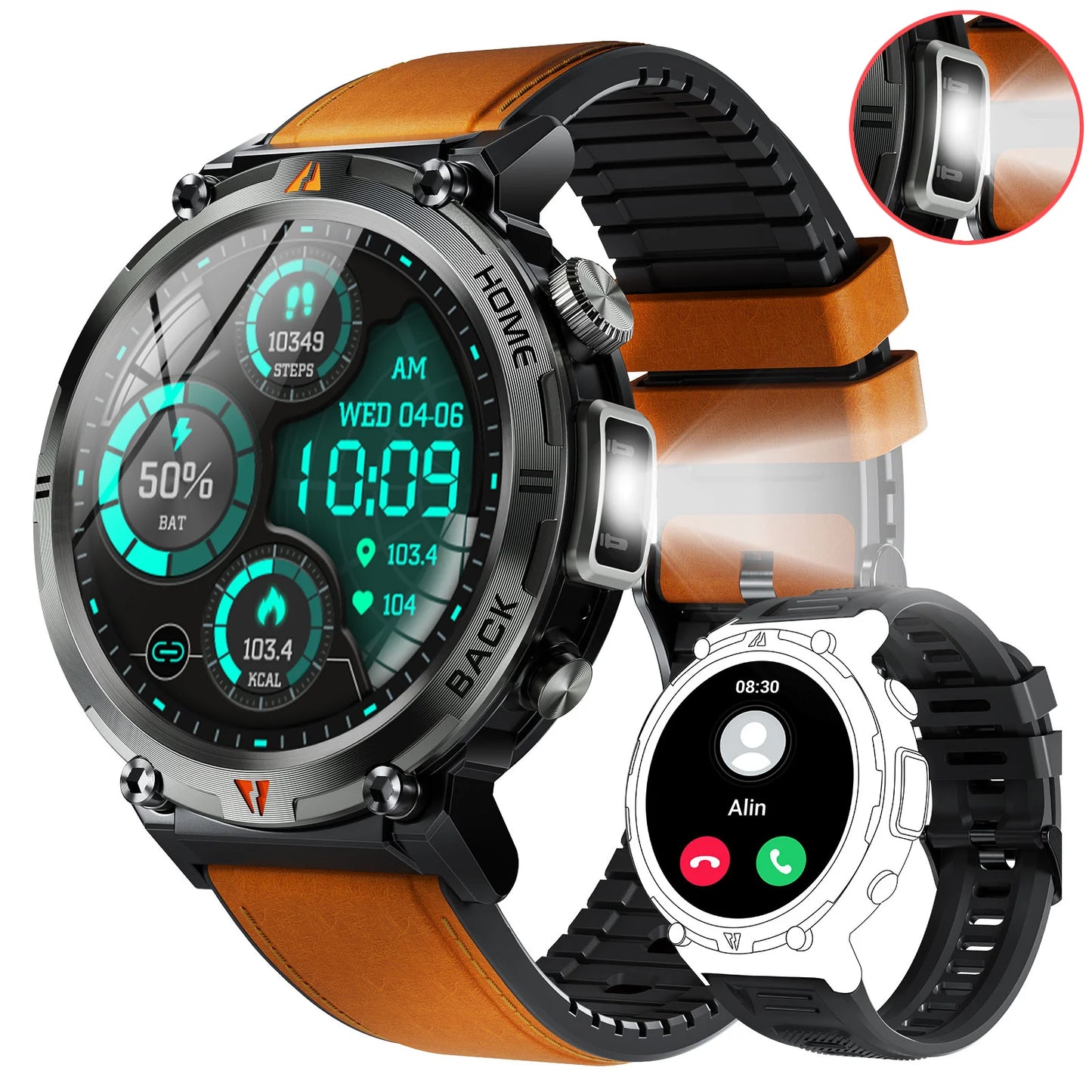 EIGIIS KE3 Bluetooth Call Smartwatch For Men