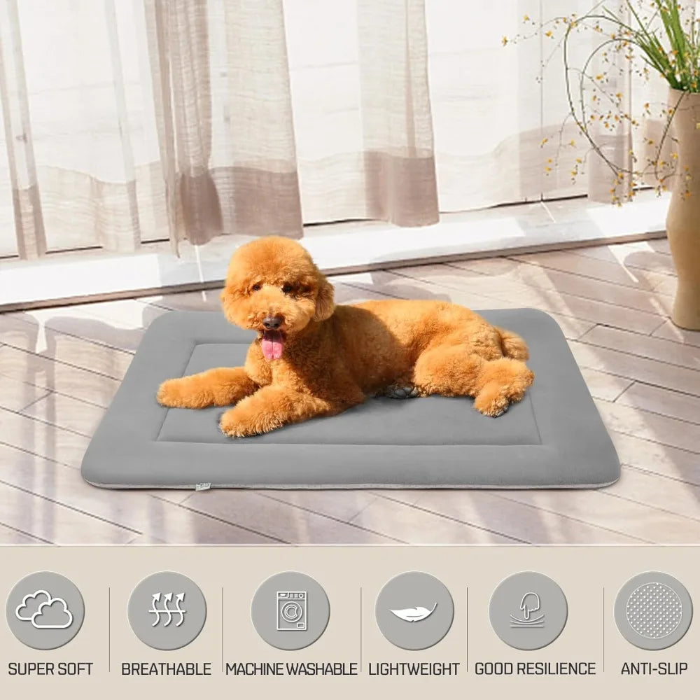 Dafify Soft Dog Bed with Non-Slip Bottom Machine Washable