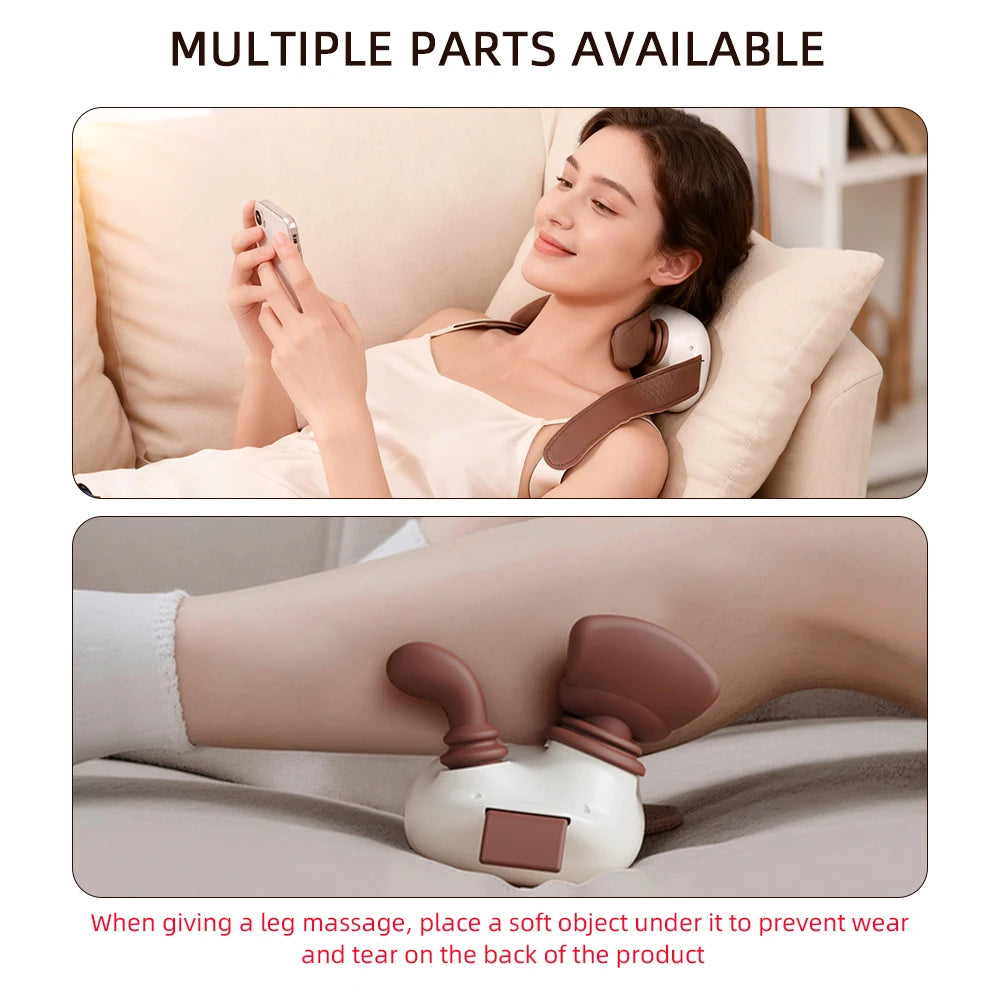 Foreverlily Bionic Neck Massager Kneading Back And Shoulder Massage