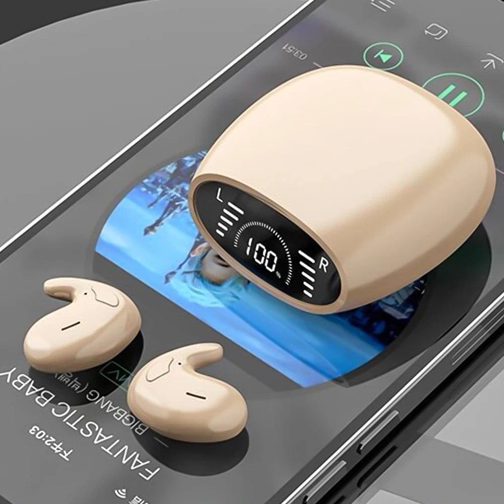 SHUKE Ultra-Thin Sleep Headphones Wireless Bluetooth Earbuds