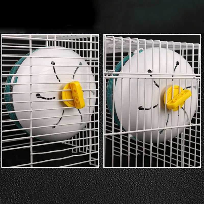 Pet Hamster Running Wheel Toy Plastic Silent Exercise Wheel