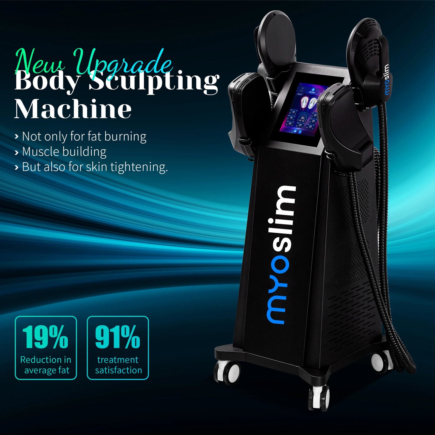 TAIXL EMS RF MyoSlim 6500W Body Slimming Machine For Fat Loss