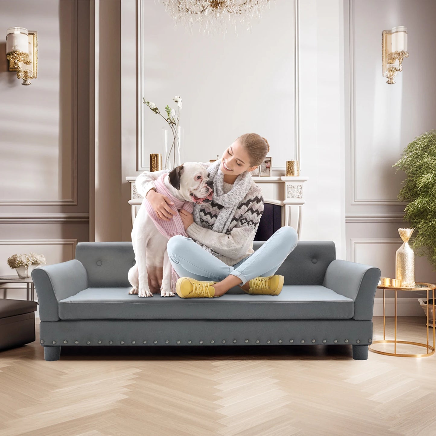 BORWART CN Heavy Duty Pet Sofa Raised Bed