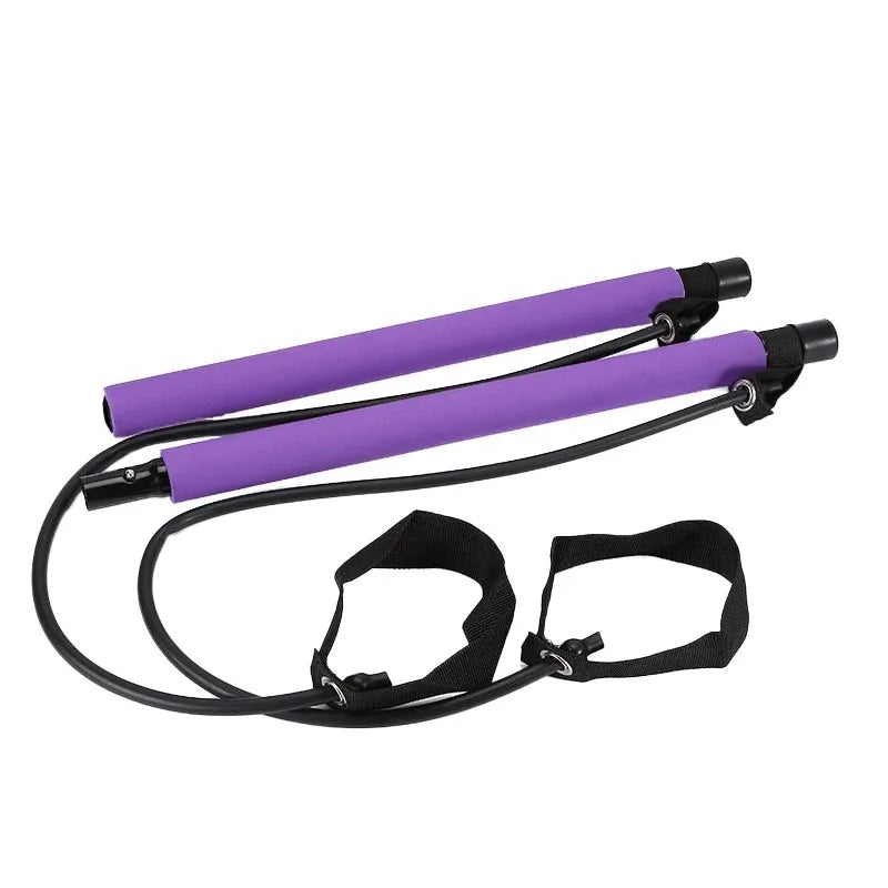 NONED Pilates Bar With Resistance Bands For Yoga And Pilates