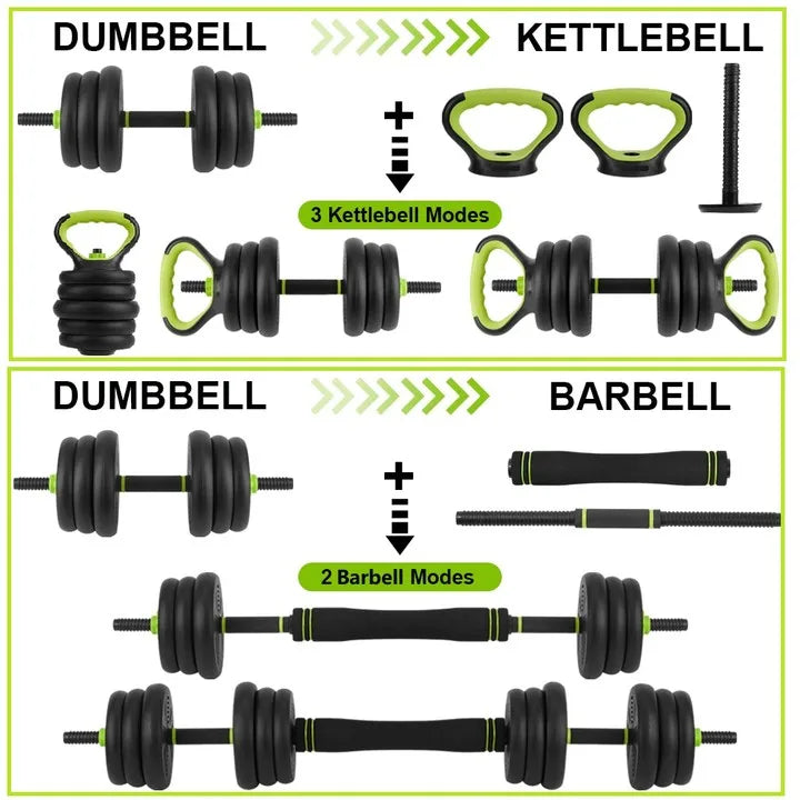 TWISTER.CK Adjustable Dumbbell Set 44/66/88 Lbs With Connector