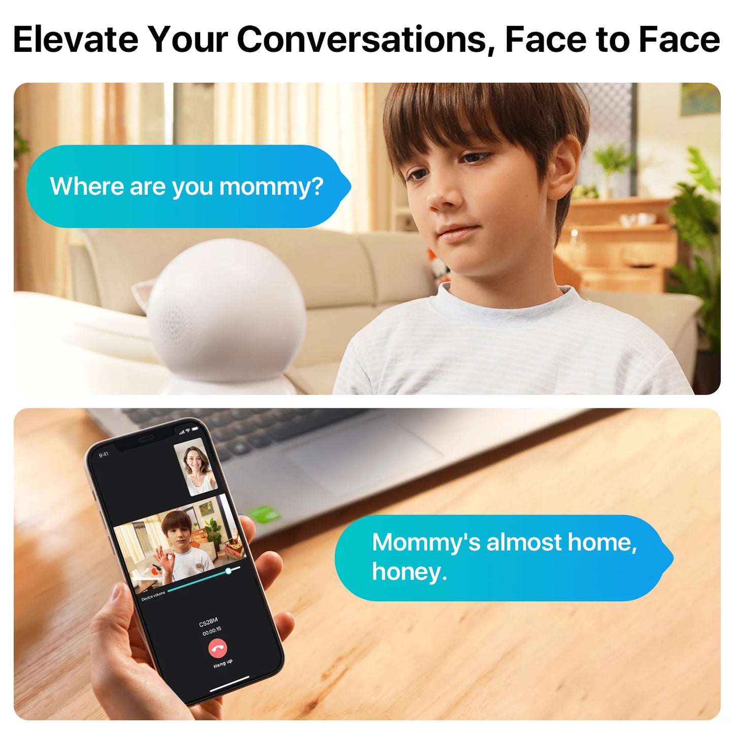 ZOSI 360 Smart Home Security Camera with AI Auto Tracking
