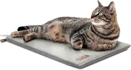 Heated Cat Bed Pad For Indoor Cats Thermostatic Control