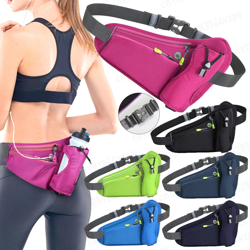 APWIKOGER Hydration Waist Bag Water Bottle Holder for Runners