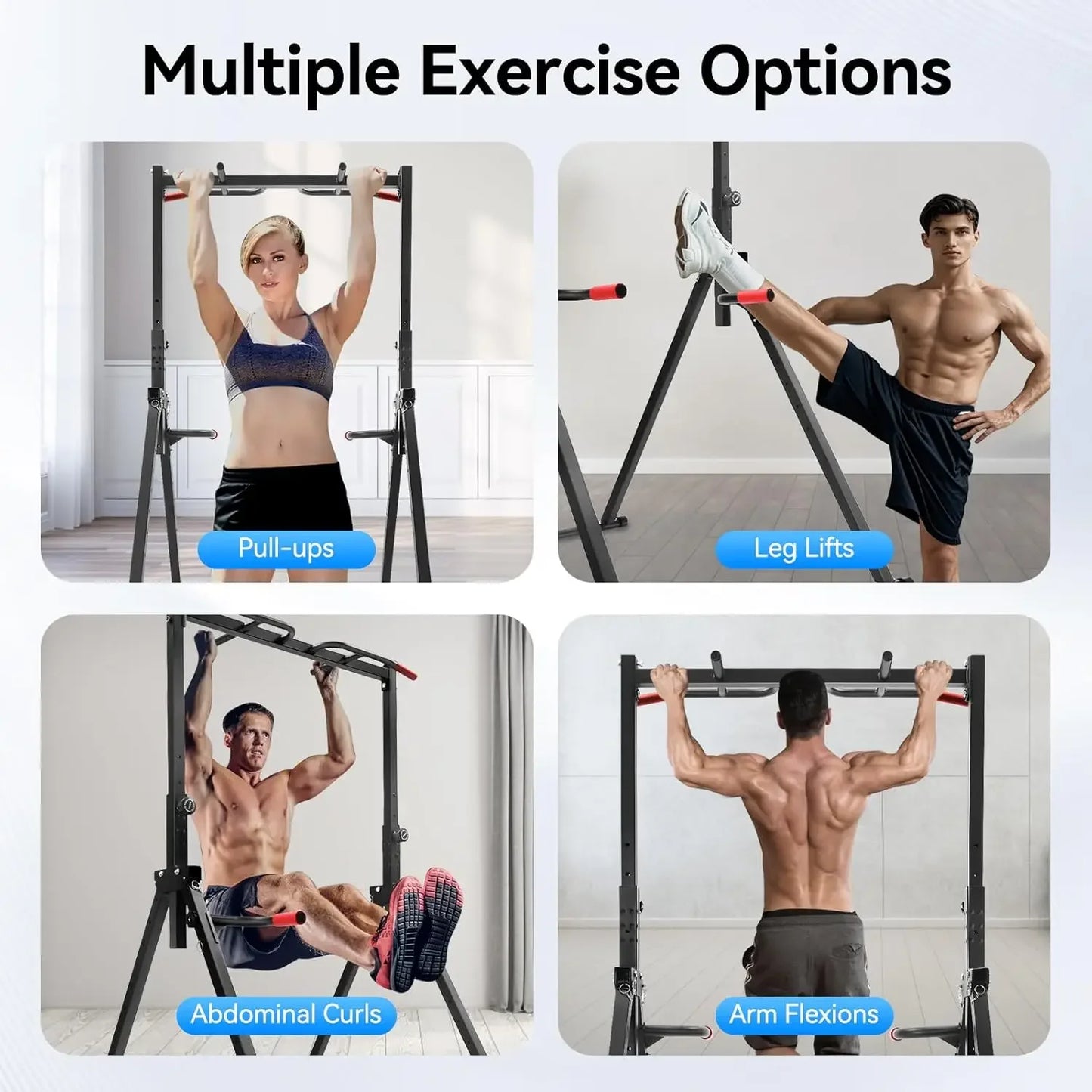 Pull Up Bar Dip Bar Power Tower For Home Gym Free Standing
