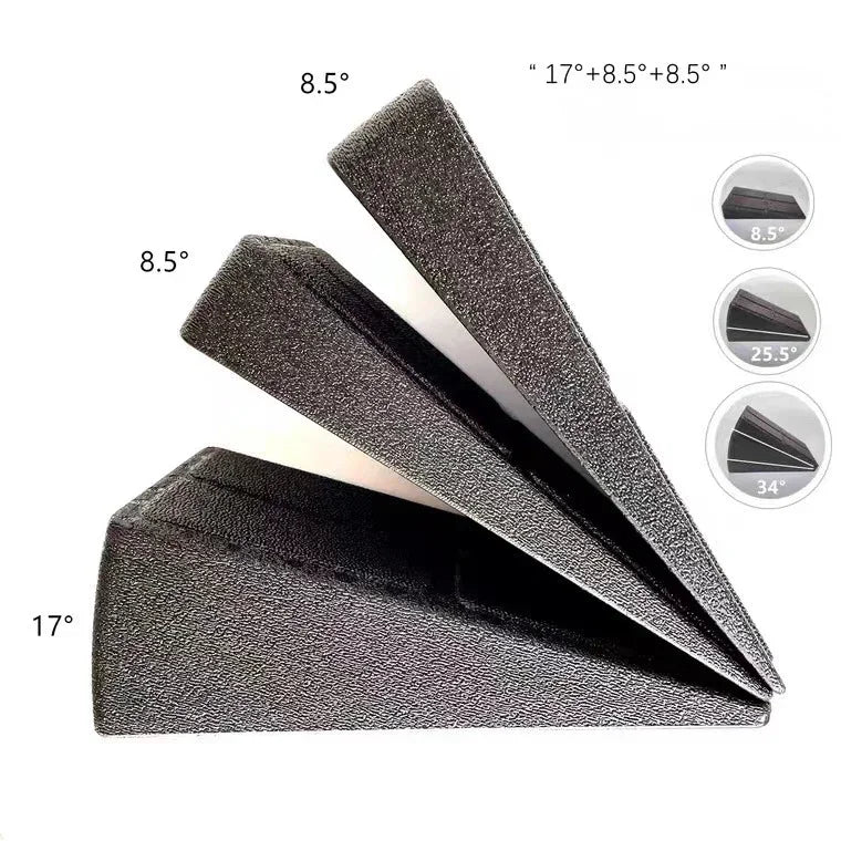 Yoga Wedge Stretch Slant Boards With Adjustable Bricks