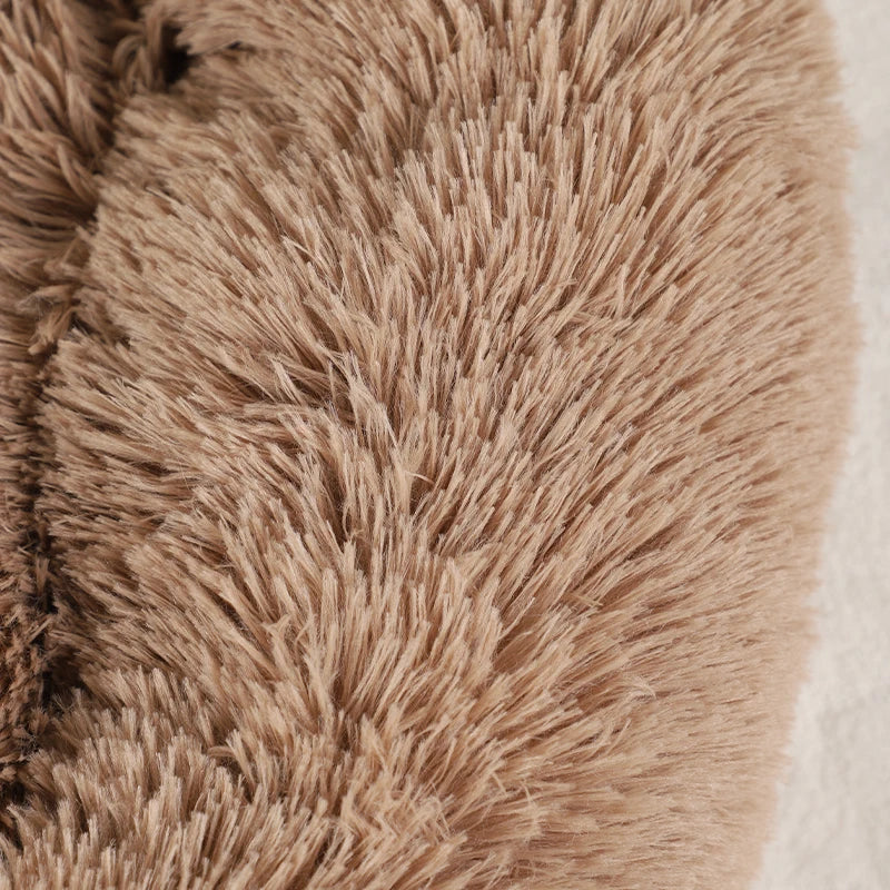 BeiYu Pet Fluffy Winter Dog Bed for Pets and Puppies