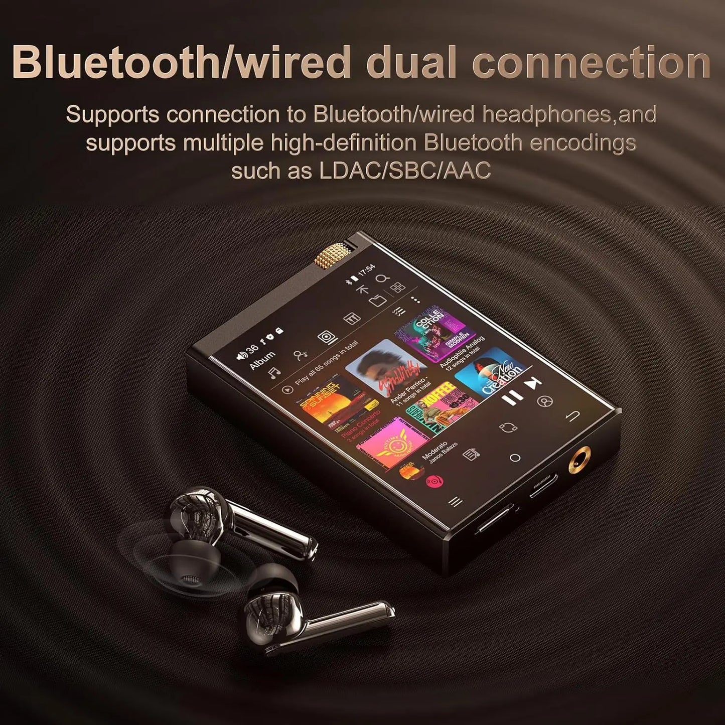 Oilsky HiFi MP3 Player With Bluetooth And WiFi Lossless DSD High Resolution