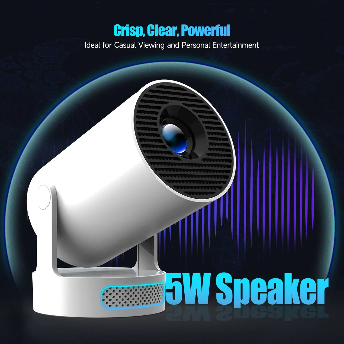 Magcubic HY300 Pro Outdoor Home Theater Projector With Speaker