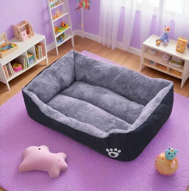 Plush Non-Slip Bite-Resistant Dog Bed For All Dogs